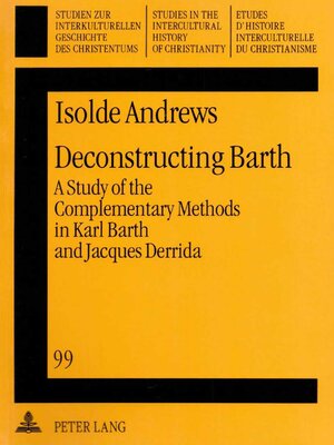 cover image of Deconstructing Barth